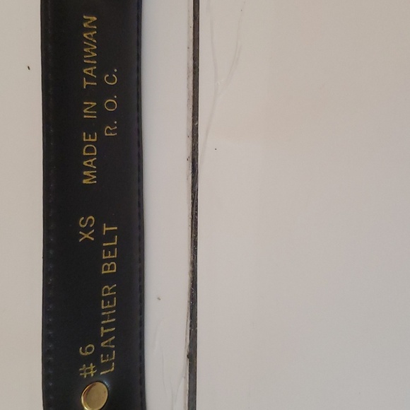 New without tags womens X black leather belt in size S, M & L - Picture 8 of 8